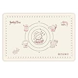kinrguiyuez Silikon Backmatte - Silikon Keksmatten - Lebensmittelechte Antihaft Backunterlage 60x40 cm Für Kekse Kuchen Teig Ausrollen Kneten