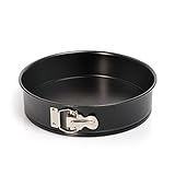 Original Kaiser Classic Springform 28 cm rund, Flachboden, runde Backform antihaftbeschichtet, Kuchenform auslaufsicher, schwarz