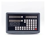Drehmaschine, Komplettes Präzisionsinstrumenten-DRO-Kit, 2-Achsen-Digitalanzeige Mit X-Achse, Y-Achse, 2 Stück Lineare Skalen für Fräsmaschinen(900mm,0.001mm complete kit)