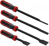 4 Stück Dichtungsschaber Set,Schaber-set,Vanadium-Chrom Stahl Dichtungsschaber,für die Reinigung von Zylinderdichtmitteln, für Automobilzylinder, Maschinen Geräte, Haushaltsböden und -Wände