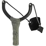 Generisch Futterschleuder – Rauchgrün mit schwarzem Futterkorb aus Spezialgewebe – Weitwurf Futterhilfe für Angler