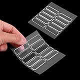 JIEYAO Möbelstoßstangen, 20 Stück Silikon Schutzpuffer Selbstklebend Möbelpuffer Elastikpuffer Transparent 35mm Lärm Dämpfung Pads Wandschutz Stuhl für Tür Schubladen Schränke Türklinken