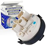 Druckschalter Stufe 1 für Waschmaschine mit Druckbereich von 50/25 mbar mit Originalcode C00311217 für Indesit 00627655 Siemens 481227128554 Whirlpool MONTERAL