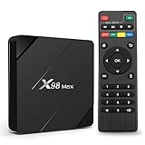 Puersit Android 10.0 TV Box, Allwinner H313 Quad-Core 64bit Quad Core Arm Cortex A53 CPU,2GB RAM 16GB ROM G31 OPenGL 3.2 Unterstützt 2,4/5,8GHz WiFi mit 4K UHD und 100M LAN Ethernet Android Box