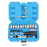 Werkzeugkoffer 29-teiliges Steckschlüssel-Set Mit Kreuzgelenk For Den Haushalt, Mit Etui Werkzeugkasten
