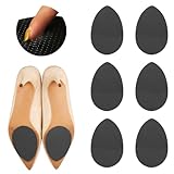 Riootlnm Schuhgriffe, rutschfeste Schuhpolster, selbstklebende Schuhsohlenschutz, Silikon-Gel-Griffe für Schuhe auf der Unterseite des Schuhs