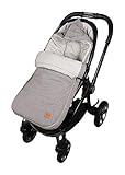 Kaiser 6578223 Sommer Fußsack Jessy Jersey Fb. Anthracite Perfekt für warme Tage geeignet 6-36 Monate