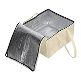 PRETYZOOM Isolierte Picknicktasche Multifunktionale Outdoor Kühltasche für Camping BBQ Wiederverwendbare Lebensmittelaufbewahrungstasche in Elegantem Geräumig und Praktisch für Reisen und