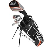 PGA Tour GS1 Series Golfschläger-Set, Größe XL, für Rechtshänder, Orange, 157,5–177,8 cm Höhe, 12–177,8 cm, 7 Stück