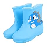 UPKOCH Regenstiefel PVC Rutschfest Cartoon Design Outdoor Schuhe für Jungen und Mädchen Langlebig und Leicht zu Reinigen
