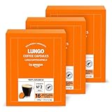 by Amazon Lungo Dolce Gusto kompatible Kaffeekapseln 48 Kapseln (3 Packungen mit je 16 Stück)