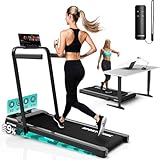 Sportconic Laufband 1–12 km/h – klappbar & elektrisch für Zuhause – leise Nutzung unter dem Schreibtisch – Walking Pad mit Steigung, Tablet-Halterung & Fernbedienung (1-12 km/h)
