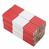 ViaGasaFamido 72 Stück 175 Mm Achteckiges Rotes Hartes Schwarzes Minen-Zimmermannsbleistift-Markierungswerkzeug für die Holzbearbeitung, Bequem zu Bedienen, Deutlich zu Schreiben, Leicht zu