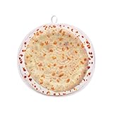 Isolierte Tortilla-Tasche – 30 x 30 cm, Wellenstütze, Wärmekissen aus Thermostoff für Naan Tacos mit Mais | Wärmespeicher wiederverwendbar für Familienfeiern