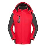Skijacke Damen Winter Snowboardjacke Atmungsaktiv Wasserdicht Wanderjacke Outdoor Warm Winterjacke Regenjacke Grosse Grössen Schwarz Daunenjacke Ski Funktionsjacke Sportjacke