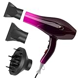 Jooayou Föhn, Fön, Haartrockner, 3000 W Haarföhn für Damen, Föhn mit Diffusor, Profi-Fön, 3 Hitze-und 2 Geschwindigkeiten, Starker Wind, geeignet für Zuhause und Salon