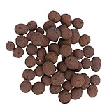 NUOBESTY Atmungsaktives Tongranulat Braun Pflanzsubstrat für Sukkulenten Topfpflanzen Drainage Dekosteine Gartenzubehör für Hydrokultur und Pflanzgefäße