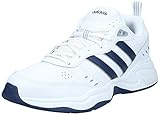 adidas Herren Strutter Shoes, Cloud White / Dark Blue / Matte Silver, 40