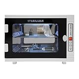 MINRS UV-Sterilisator mit Timer-Einstellung 12L großer Sterilisator für Nagelwerkzeuge multifunktionale Nagelreiniger Sterilisator 8W für Kosmetik, Tattoo, Pediküre-Studio, Friseursalon, Nagelstudio