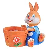 TOYANDONA Saftiger Blumentopf kakteendünger wundermuschel blumenkübel Aufbewahrungsbox Flowerpot außen niedliche Tierpflanzentöpfe einmachgläser Pflanzer Blume Kaninchen saftiger Topf Harz