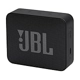 JBL GO Essential 2, tragbarer Bluetooth-Lautsprecher Boxen mit Original Pro Sound, bis zu 5 Stunden Akkulaufzeit, mit IP67 wasserdichtem Design, Schwarz