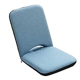 Moderner faltbarer Bodenstuhl mit verstellbarer Rückenlehne, tragbares Meditationskissen für bequemes Sitzen
