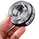 Gyroskopischer Handtrainer - Handgelenktrainer Ball für Kraft und Geschicklichkeit idealer Begleiter, Handgelenk-Gyro Ball Trainer für Sport und Stressabbau perfekt