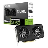 ASUS Dual GeForce RTX 5050 8GB GDDR6 OC Edition Gaming Grafikkarte (Nvidia GeForce RTX5060 DLSS 4, 2,5-Slot Design, PCIe 5.0, 3X DisplayPort 2.1b, 1x HDMI 2.1b, DUAL-RTX5050-O8G)