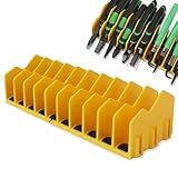 Organizer-Rack für Plier und Spinner | Organizer für verstellbare Zangen | Ständer mit 12 Steckplätzen mit verstellbaren Trennwänden | Rack zur Aufbewahrung von Schultern, Kraftstoff und Lösungsmittel
