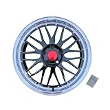 OVBNMO 2PC Classic LM 17' Alufelgen 17x7,5 - Kompatibel for Honda-Toyota-Audi-Mercedes-BMW - Autoräder modifiziert Classic LM 15 16 17 18 ″ 4x100 4x114,3 5x100 5x108 5x112 5x114,3 5x120(18in.)
