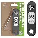 Oliver's Kitchen ® Digitales Fleischthermometer, Bratenthermometer - Schnell & Präzise - Benutzerfreundliches LCD - Display - Für Grillen, Braten, Kochen, Backen, BBQ