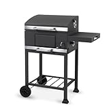 tepro Holzkohlegrill (Grillwagen) Toronto Basic, Grillfläche: ca. 52 x 36 cm, BBQ mit Deckel, Maße ca. 89,5 x 60,5 x 103,3 cm