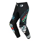 O'NEAL | Motocross-Hose | Kinder | Enduro MX | Maximale Bewegungsfreiheit, Leichtes, Atmungsaktives und langlebiges Design | Element Youth Pants RANCID V.24 | Schwarz Weiß | Größe 28