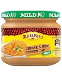 Old El Paso Tortilla Salsa Dip Cheese and Red Pepper – Mild-cremige Käsesauce mit Paprikastückchen – 1 x 320 g