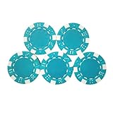 Zuoeay 25 Stücke 11 50g Professionelle Kunststoff Chip Lehrmünze Kartenspiel Für Mathematik Zählen Kinder Lehrbelohnungen Roulettes Spiel Bingo