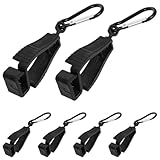 VALICLUD 6 Stück Handschuhhalterclip mit Karabiner für Arbeitshandschuhe aus Robustem Kunststoff Multifunktionaler Gürtelclip für Bau Feuerwehr und Industrie