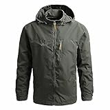 Herrenjacke, wasserdicht, wasserdicht und winddicht, mit Kapuze, leichte Outdoor-Jacke, Laufen, Radfahren, Windbreaker, Reisen, Camping, Kapuzenjacken, Bergsteigen, Sportmäntel, AG, XXXL