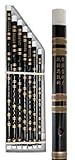 Dizi Set aus Bambus 7 Flöten in C D Eb E F G A chinesische Bambusflöte Pfeife traditionell Mund China verschiedene Tonhöhen Musik Klang Percussion Weltmusik