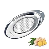 Westmark Ingwer-/Gewürzreibe, oval, 14,2 x 0,7 x 0,9 cm, Rostfreier Edelstahl, Silber, 11562260