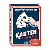 moses. Die magische Welt der Kartentricks, 33 magische Kartentricks zum Üben, tolle Zaubertricks mit 50 Anleitungskarten & Skat-Kartenset, Zauberspiel für Einsteiger in Geschenkbox