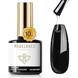 Modelones Top Coat 10ml No Wipe Top Coat Gel UV, Überlack UV LED Gellack Gel Nagellack Polish für Gelnägel Nail Art Manicure
