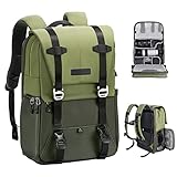 K&F Concept Kamerarucksack, Camera Bag für Fotografen, Fotorucksack Kamera Rucksack mit 15-15,6-Zoll-Laptopfach, kompatibel für Canon/Nikon/Sony/DJI Mavic Drone (20L)