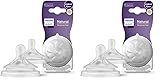 Philips Avent Natural Response Sauger – 2x Sauger für Babyflaschen mit Durchflussstärke 5, für Babys ab 6 Monaten, BPA-frei (Modell SCY965/02) (Packung mit 2)