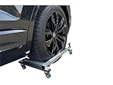 Radmontagehilfe,Reifenwechselhilfe,Reifentausch,Radwechsel-Werkzeug,Reifenwechsel,Radwechselvorrichtung, Werkstatthelfer,Reifenwechsel-System,Reifenwechselunterstützung,Reifendreh- und hebevorrichtung