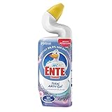 WC-Ente Total Aktiv Gel, Flüssiger WC Reiniger antibakteriell, Toilettenreiniger, Lavender Bloom, 1er Pack (1 x 750 ml)