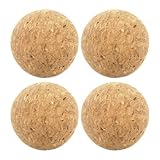 ANMITI 4pcs Holzkorken Ball 36mm Foosball Tisch Fußball Für Tischfußball Ersatz Set Football Cork Soccer
