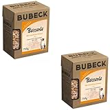 Bubeck Beisserle | Doppelpack | 2 x 750 g | Ergänzungsfuttermittel für Hunde | Mit Geflügel, Rind und Schwein | Ohne Zucker & Konservierungsstoffe | Ca. 2 cm große Knöchelchen