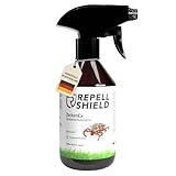 RepellShield® Natürlicher Zeckenschutz - 250ml - Effektives Anti Zecken Spray Keine Flecken & Rückstände, Zeckenspray Anti Zecken Mensch, Mittel gegen Zecken im Garten, Zeckenmittel für Katzen & Hunde