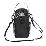 Magnetischer Wasserflaschenhalter – wasserdichte Tasche mit Kordelzug und Netztaschen, langlebiger magnetischer Flaschenträger für das Fitnessstudio | Praktisches Trinkzubehör für Männer und Frauen |