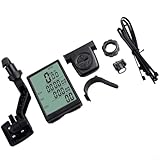 Essential Bicycle Companion Multifunktionaler kabelloser und wasserabweisender Tacho mit übergroßem Display und einfachen Bedienfunktionen